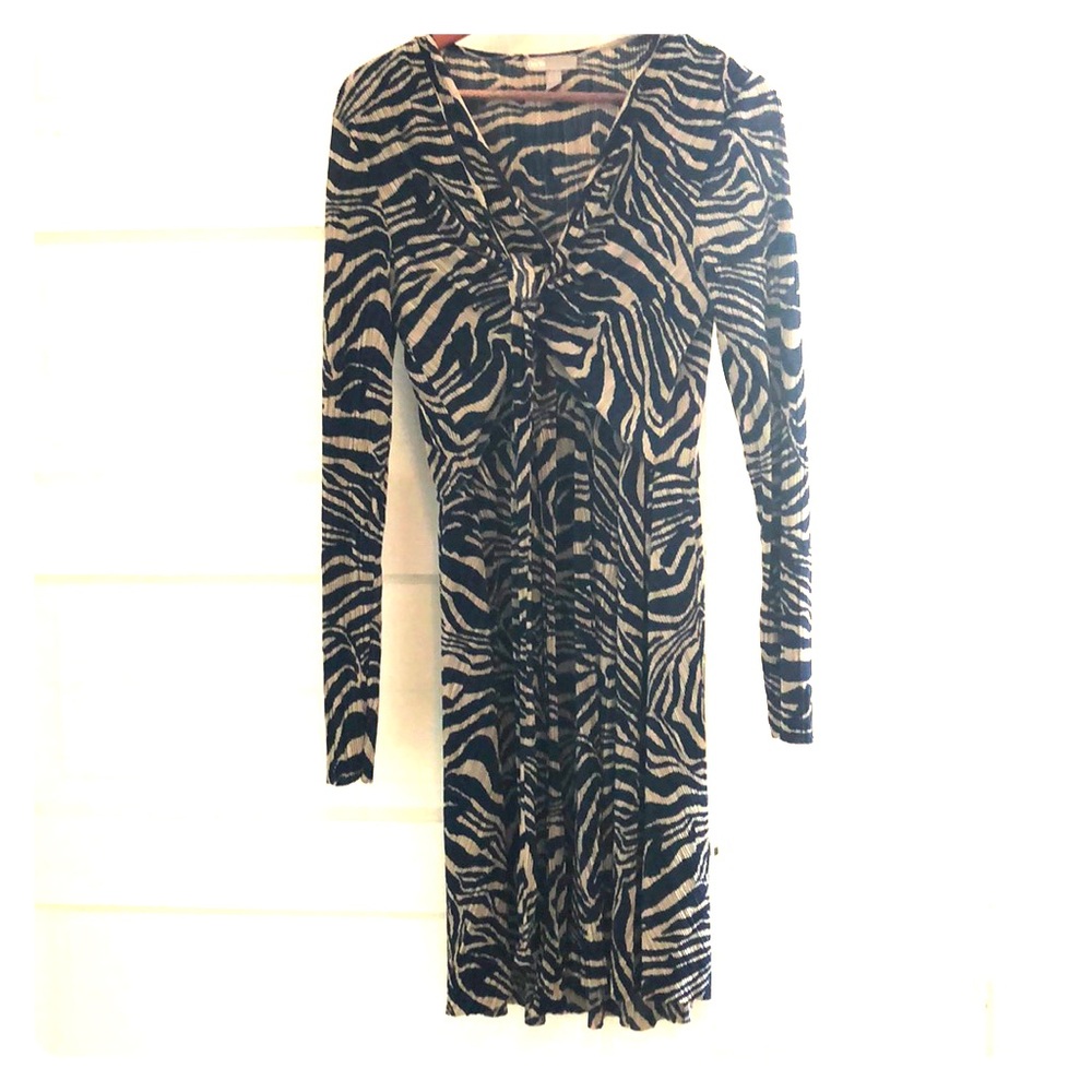 Zebra print dress
